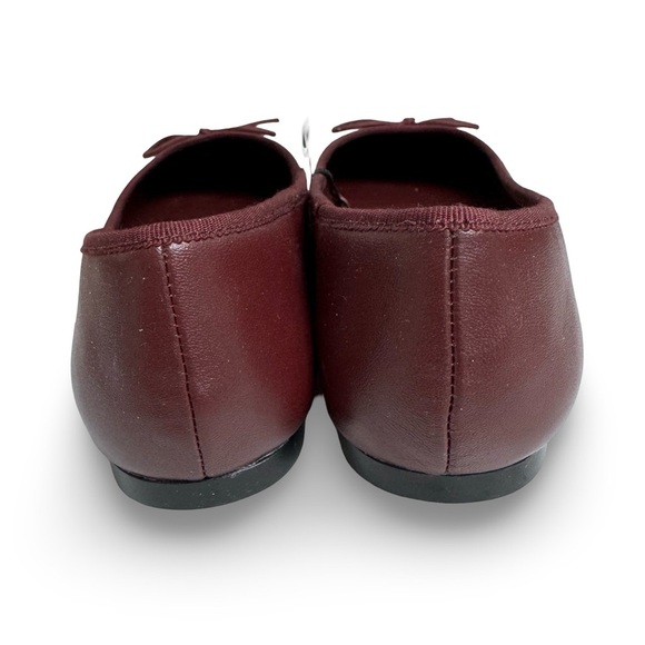 Mango Burgundy Women's Ballet Flats size 7.5 NWT - Picture 4 of 10